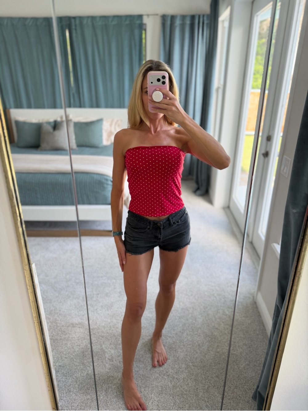 Billabong Black Denim Jean Shorts